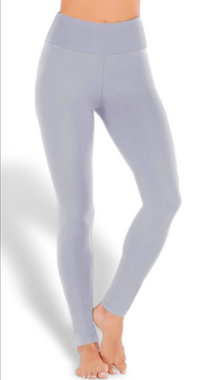 Women's Heathyoga Leggings, Size Large Grey